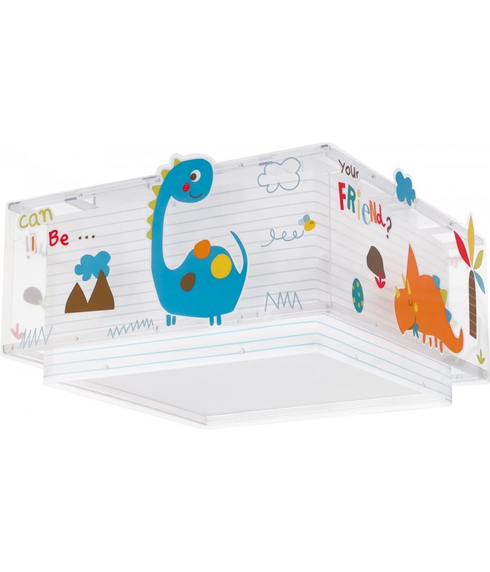 Plafoniera per bambini Dinos Dinosauri