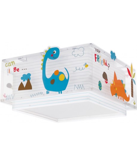 Plafoniera per bambini Dinos Dinosauri