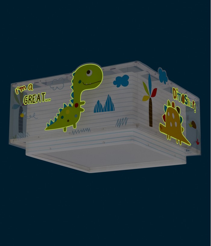 Children's ceiling light Dinos