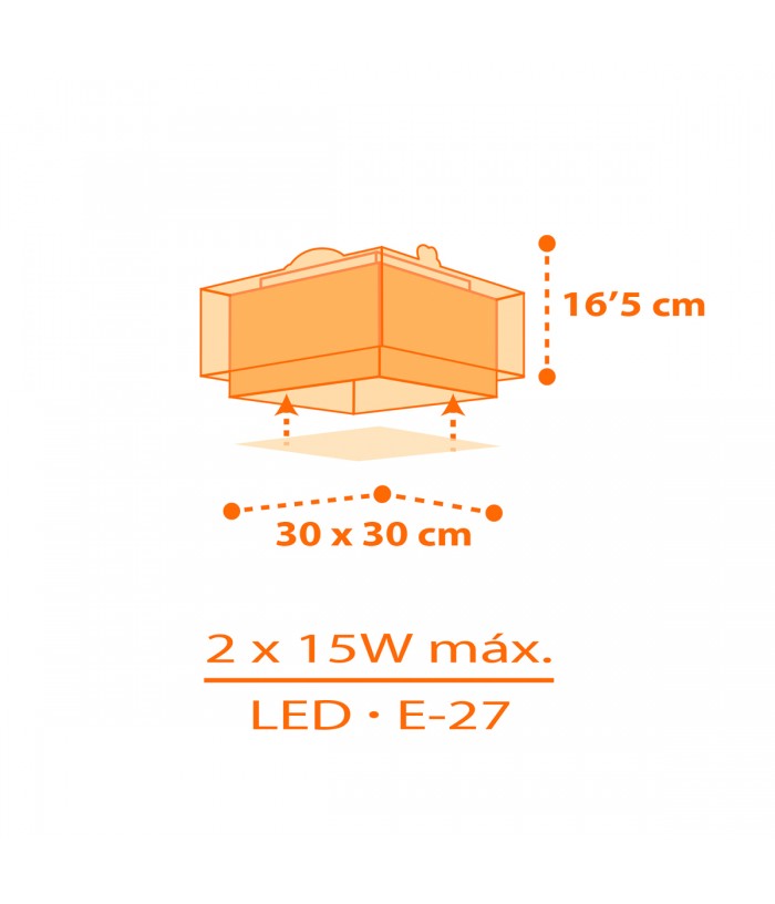 Children's ceiling light Dinos