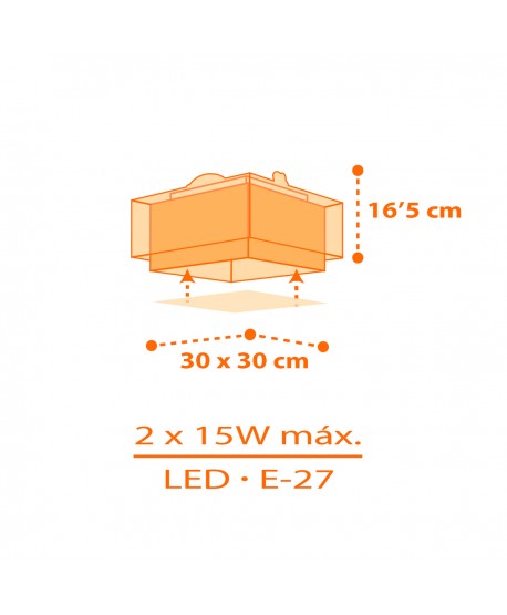 Plafoniera per bambini Dinos Dinosauri