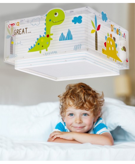 Children's ceiling light Dinos