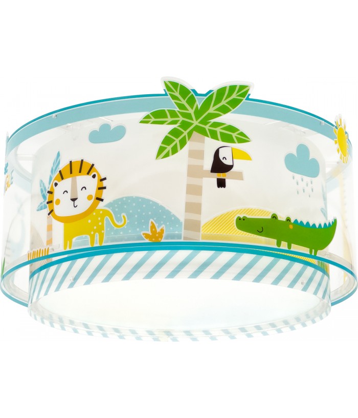 Plafon De Tecto infantil Little Jungle animais jungla