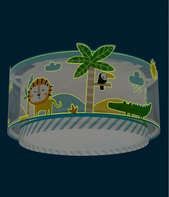 Plafon De Tecto infantil Little Jungle animais jungla