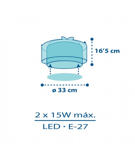 Children's ceiling light Little Jungle