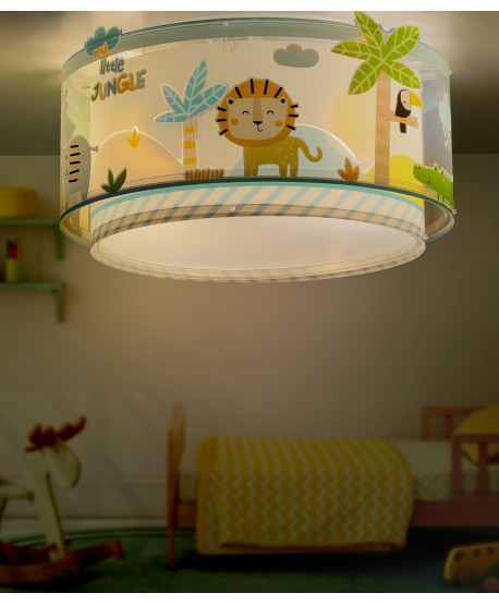 Plafon De Tecto infantil Little Jungle animais jungla