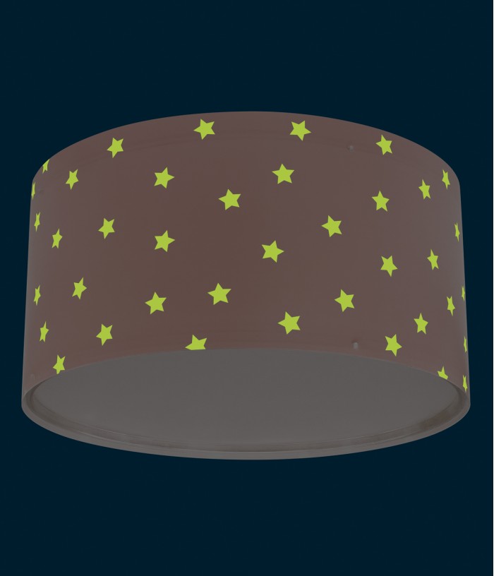 Children's ceiling light Star Light pink