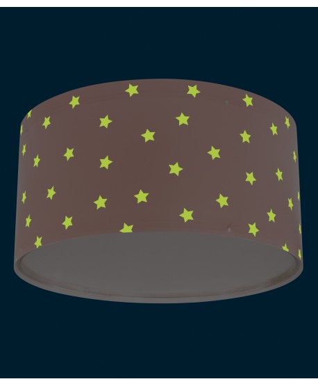 Children's ceiling light Star Light pink