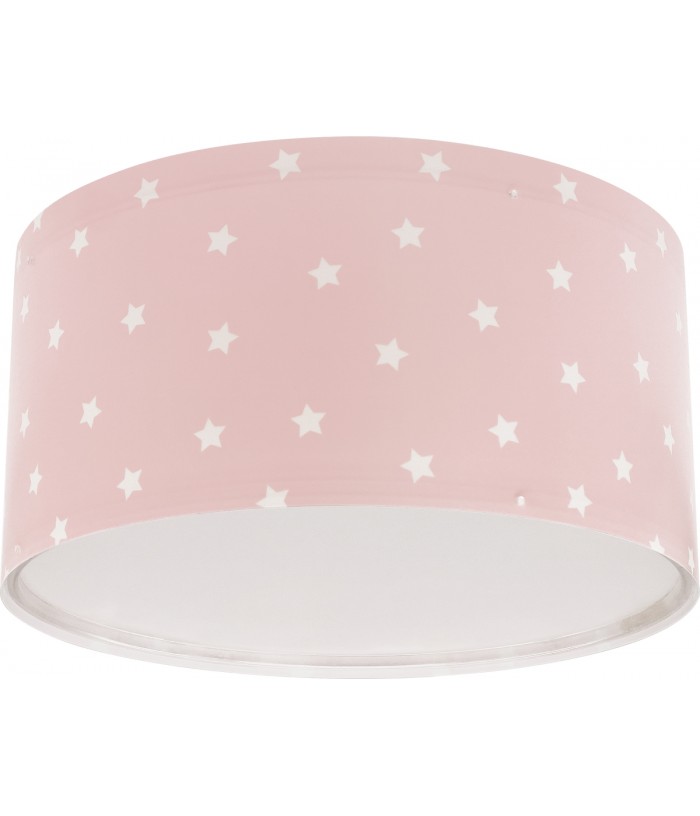 Plafoniera per bambini Star Light Stella rosa