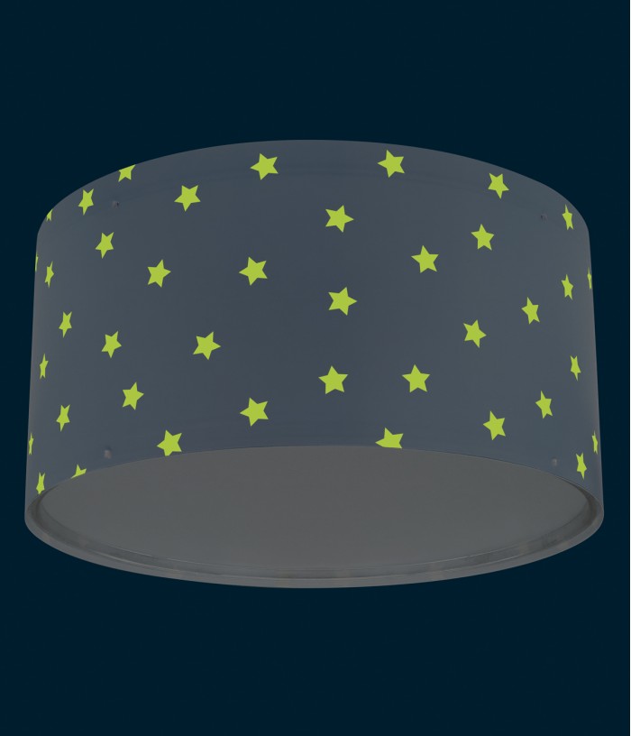 Children's ceiling light Star Light blue