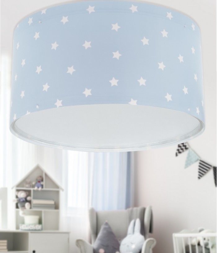 Children's ceiling light Star Light blue