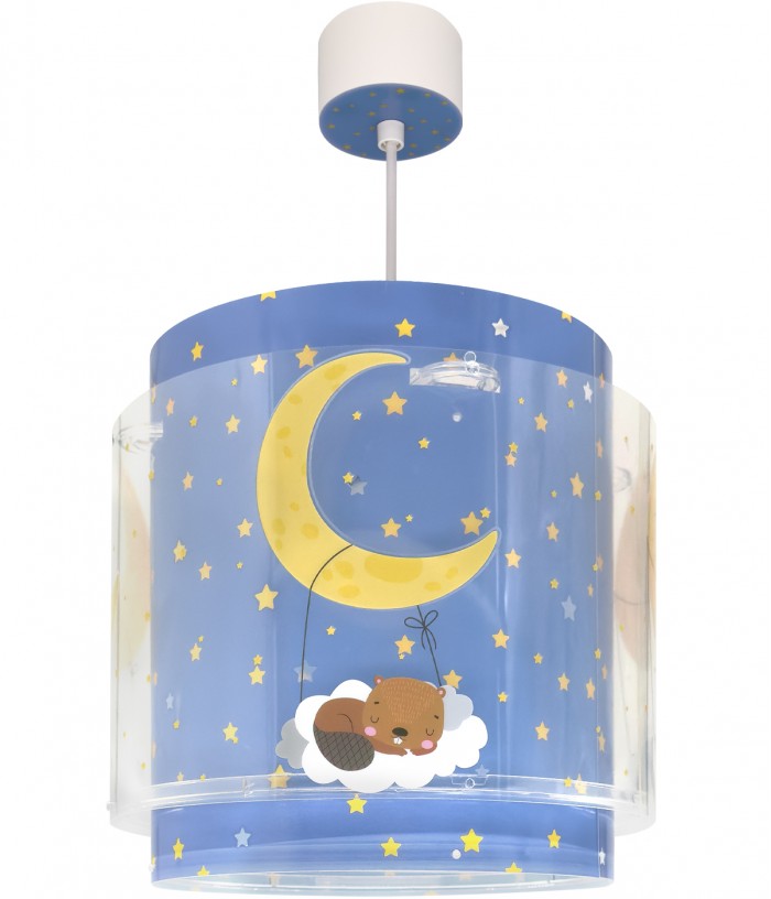 Lustre et lampe suspension pour enfants Moon Dreams Lune