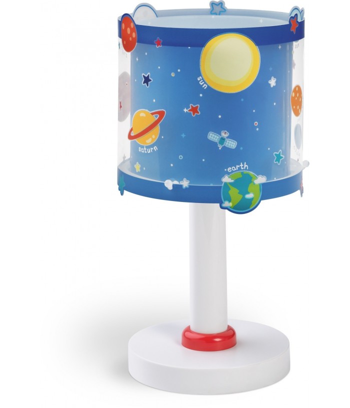 Candeeiro infantil de mesa Planets Planetas sistema solar