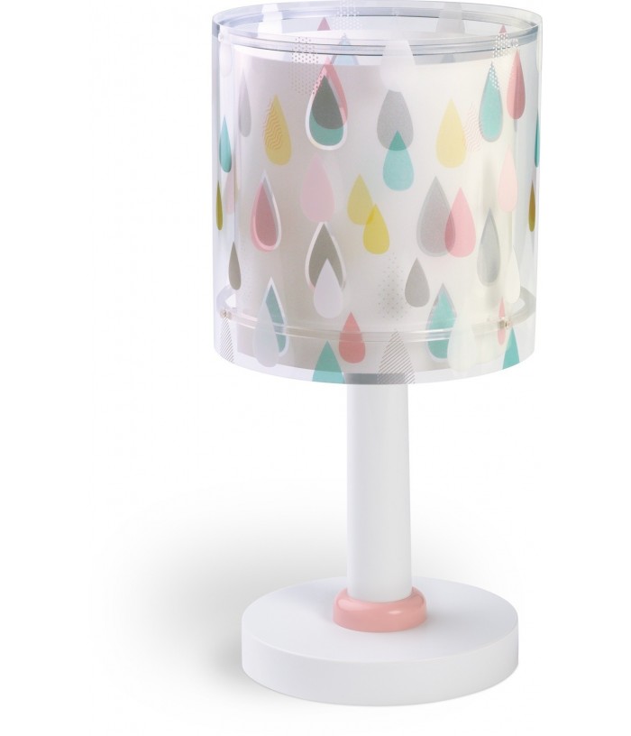 Lámpara infantil de mesita Color Rain