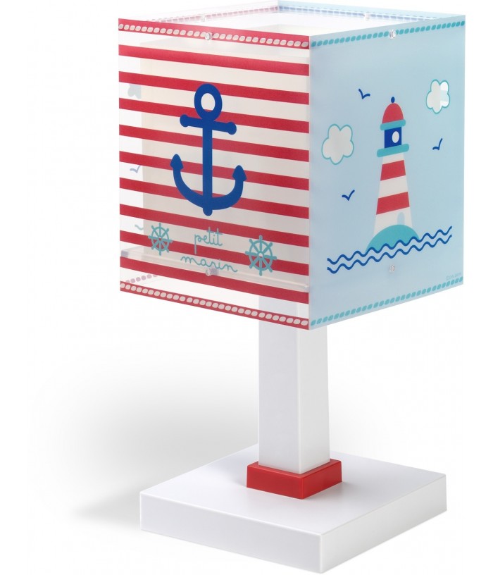 Lampe De Chevet Pour Enfants Avec Bateau Baleine Et Phare