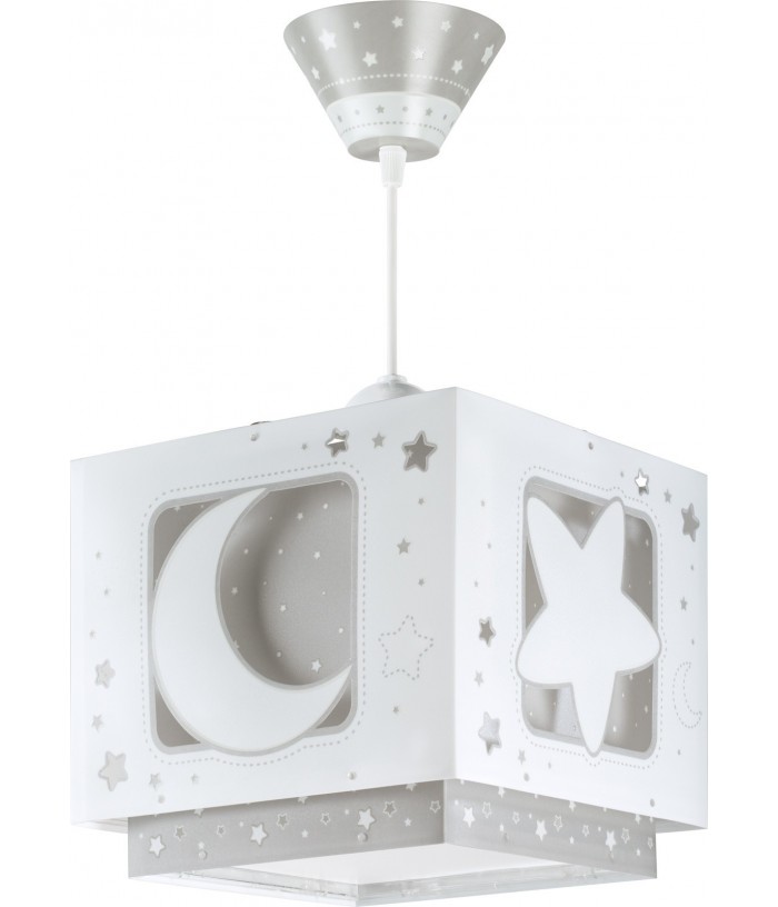 Lustre Pour Chambre Bebe Garcon Moonlight Gris Direct Usine Dalber