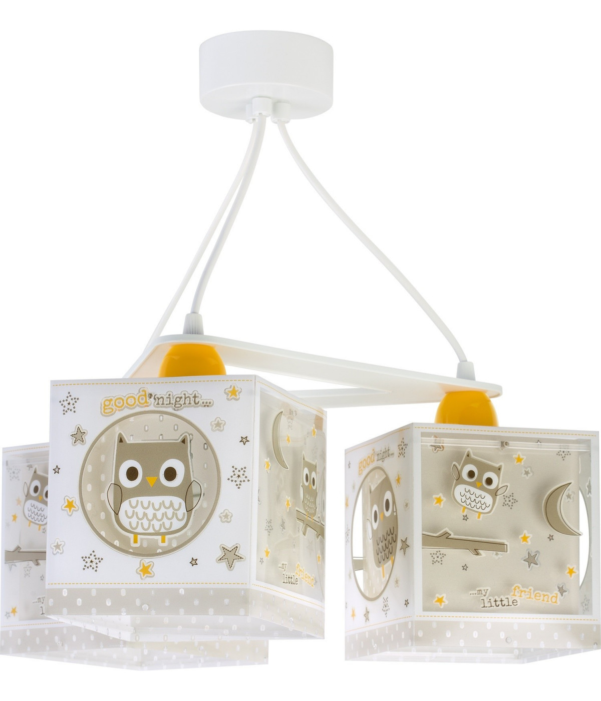 Lámpara de iluminación nocturna para bebé con asa y termómetro de Shnuggle  - chicBebits