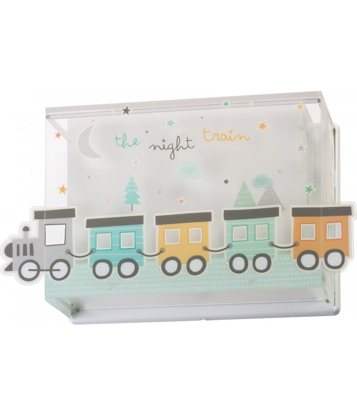 Aplique de pared infantil The Night Train Tren