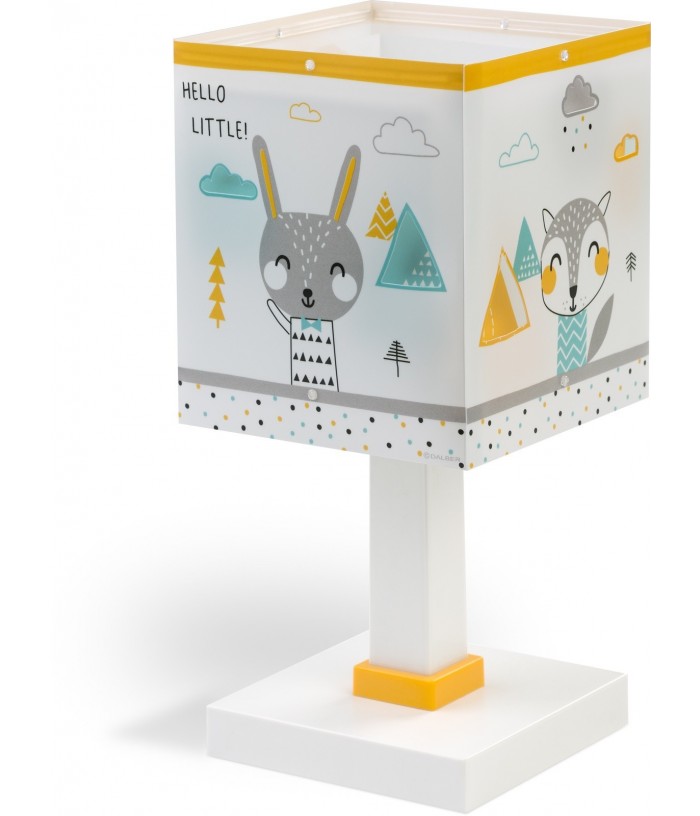 Lampe de chevet pour enfants Hello Little animaux