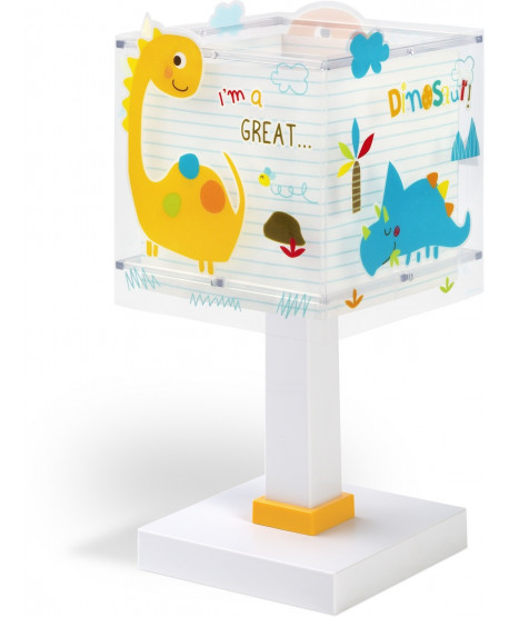 Lámpara de mesa infantil Dinos Dinosaurios