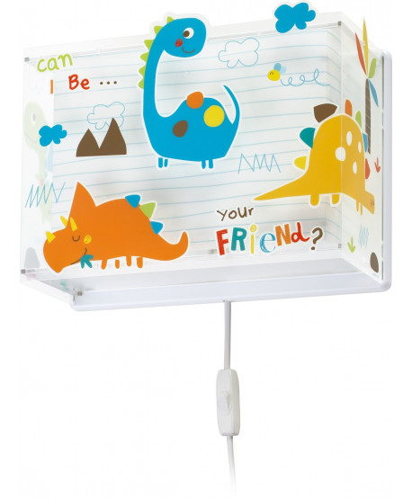 Aplique de pared infantil Dinos Dinosaurios