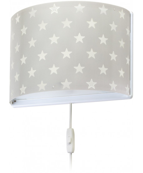 Aplique de pared Stars Estrellas gris