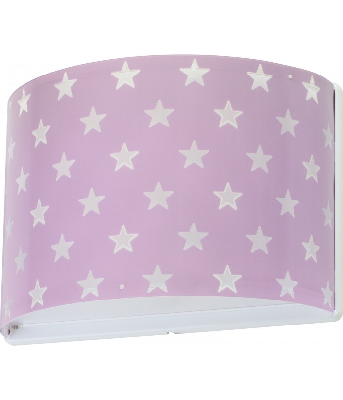 Aplique de pared Stars Estrellas malva