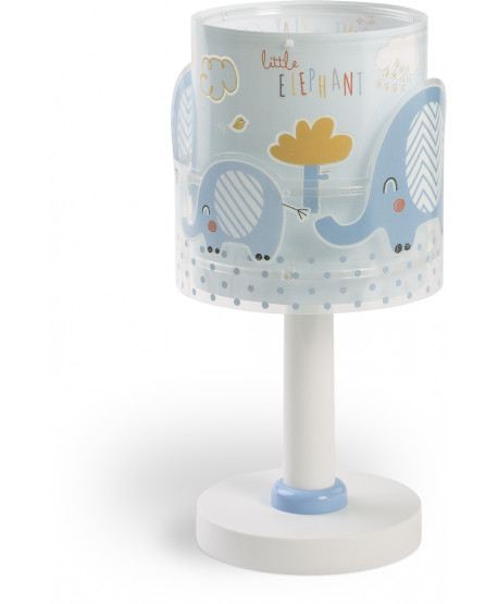 Lampe de chevet pour enfants Little Elephant bleu