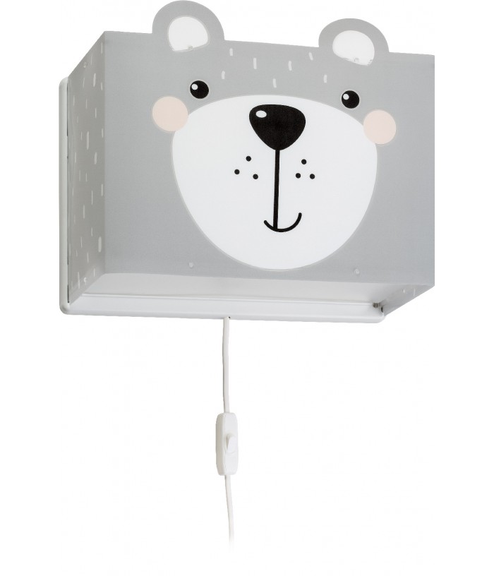 Aplique de pared infantil Little Teddy Pequeño Oso