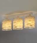 Plafonnier pour enfants à 3 lampes Clouds Nuages gris