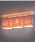 3 light Kids ceiling lamp Moonlight pink