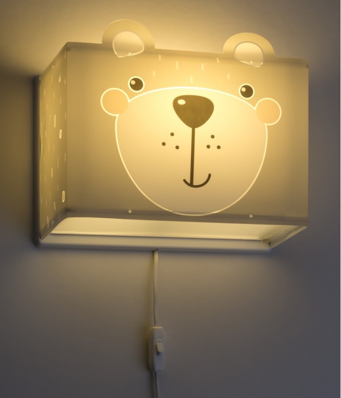 Aplique de pared infantil Little Teddy Pequeño Oso