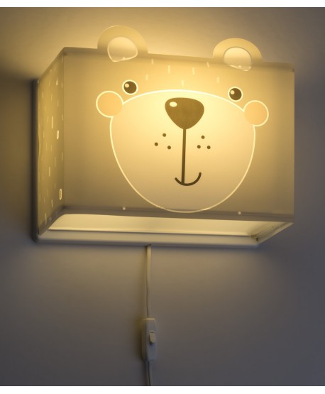 Aplique de pared infantil Little Teddy Pequeño Oso