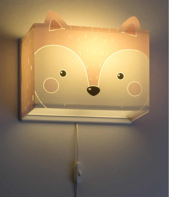 Aplique de pared infantil Little Fox Pequeño Zorro