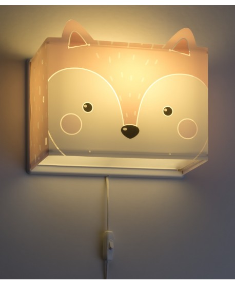 Aplique de pared infantil Little Fox Pequeño Zorro