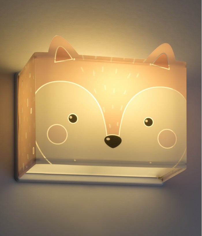 Aplique de pared infantil Little Fox Pequeño Zorro