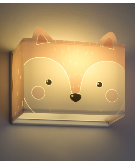 Aplique de pared infantil Little Fox Pequeño Zorro