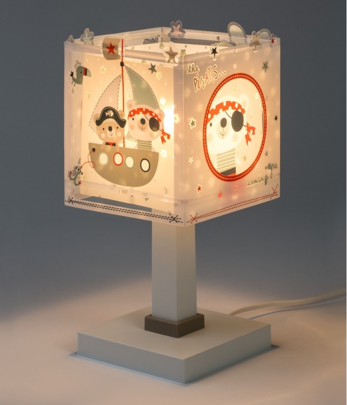 Table lamp for Kids The Pirates