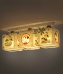 3 light Kids ceiling lamp The Pirates