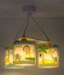 Children 3 light hanging lamp Little Jungle