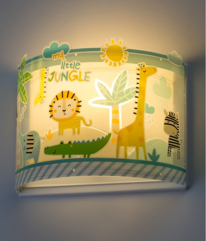 Aplique de pared infantil My Little Jungle Animeles Jungla