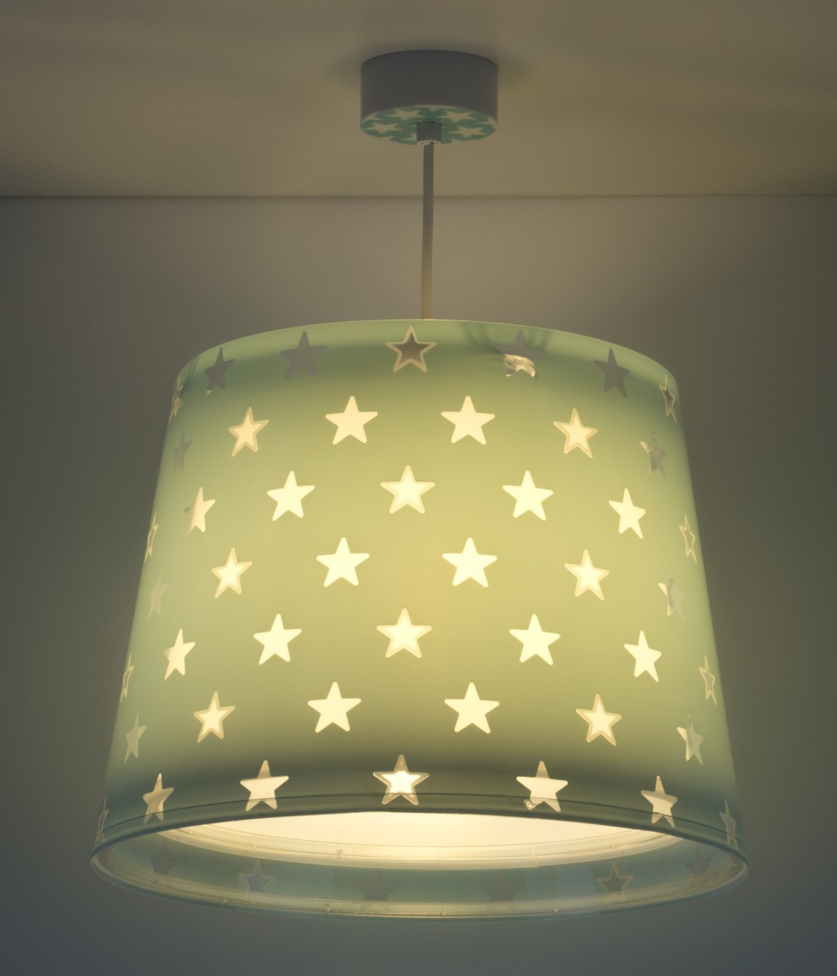 Hanging lamp Stars green