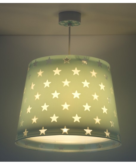 Lámpara de techo Stars verde