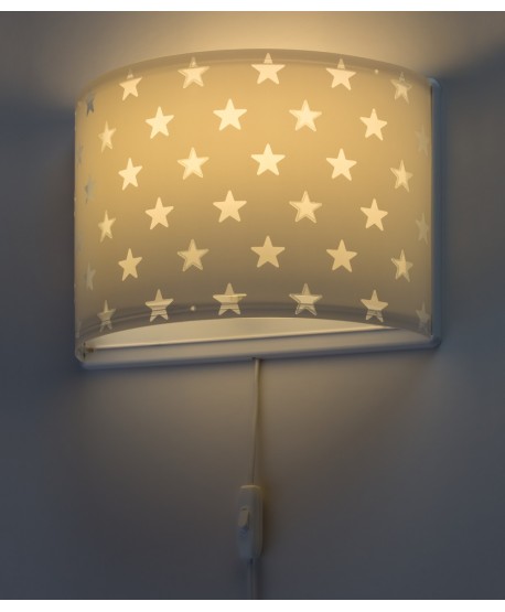 Aplique de pared Stars Estrellas gris