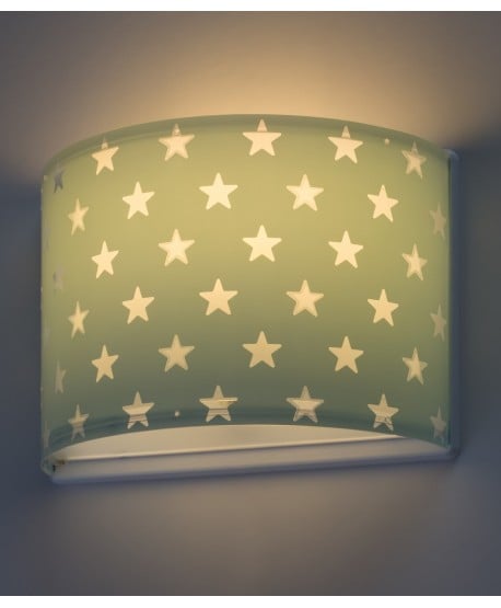 Wall lamp Stars green