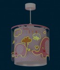 Lámpara infantil de techo Little Elephant rosa