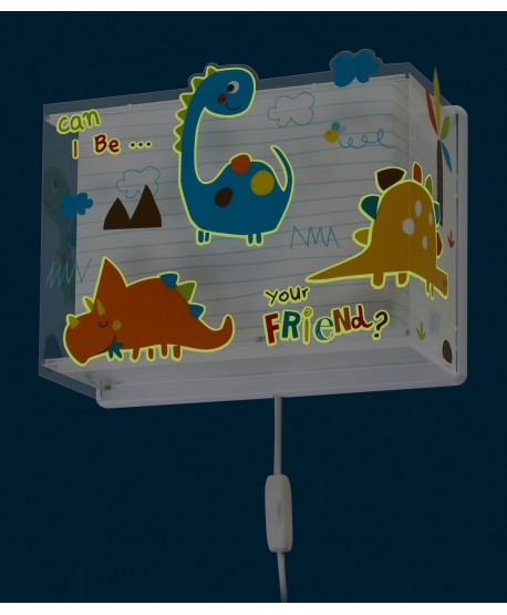 Wall lamp for Kids Dinos