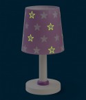 Children table lamp Stars purple