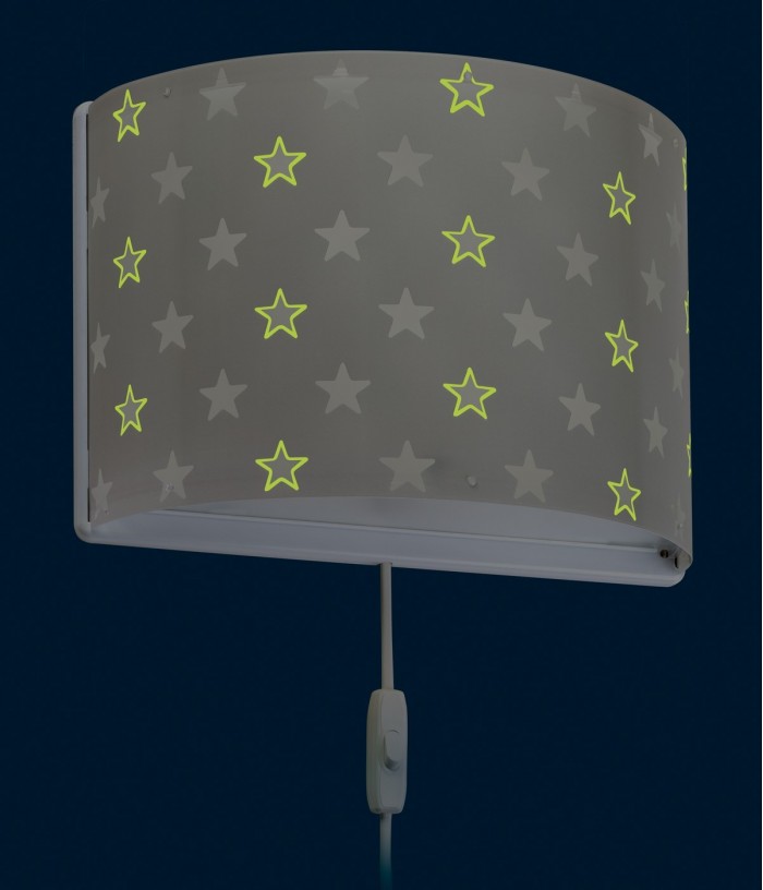 Aplique de pared Stars Estrellas gris