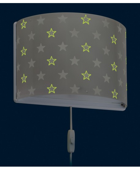 Wall lamp Stars grey